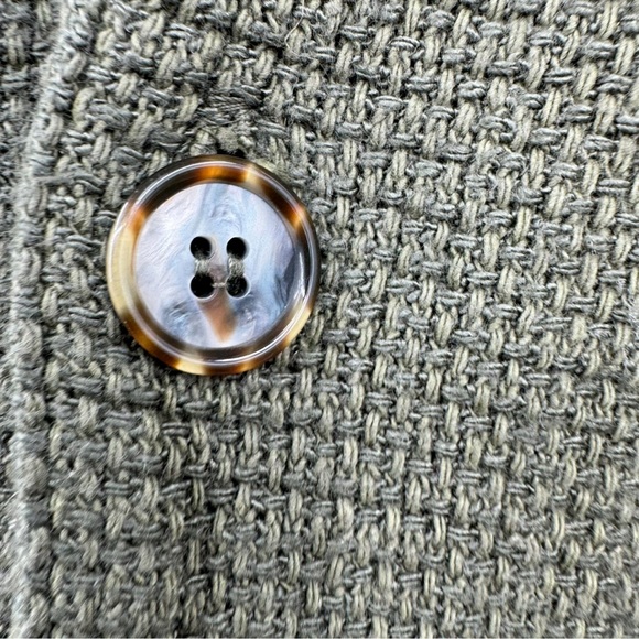 CP Shades Lagenlook Shacket Olive Green Flax Jacket Minimalist Size Medium - Picture 7 of 7